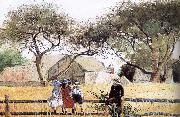 Winslow Homer Children on the wall oil painting artist